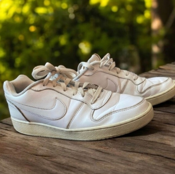Nike Shoes - Nike Low Triple White Shoes size 9.5